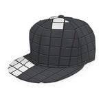 White Brick Puzzle Video Game Print Snapback Cap