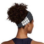 White Brick Puzzle Video Game Print Sports Headband
