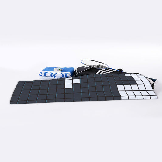 White Brick Puzzle Video Game Print Sports Towel