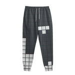 White Brick Puzzle Video Game Print Sweatpants