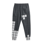 White Brick Puzzle Video Game Print Sweatpants
