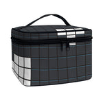 White Brick Puzzle Video Game Print Travel Makeup Bag