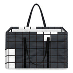 White Brick Puzzle Video Game Print Utility Tote Bag