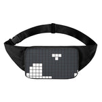 White Brick Puzzle Video Game Print Waist Bag