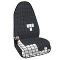 White Brick Puzzle Video Game Print Waterproof Car Seat Cover