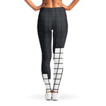 White Brick Puzzle Video Game Print Women's Leggings
