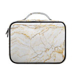 White Brown Grunge Marble Print Briefcase Bible Bag
