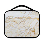White Brown Grunge Marble Print Classic Bible Case