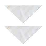 White Brown Smooth Marble Print Dog Bandana