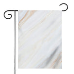 White Brown Smooth Marble Print House Flag