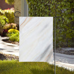 White Brown Smooth Marble Print House Flag