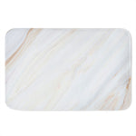 White Brown Smooth Marble Print Indoor Door Mat
