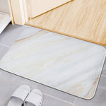 White Brown Smooth Marble Print Indoor Door Mat