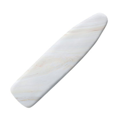White Brown Smooth Marble Print Ironing Board Cover