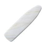 White Brown Smooth Marble Print Ironing Board Cover