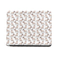 White Bull Terrier Pattern Print Bifold Wallet