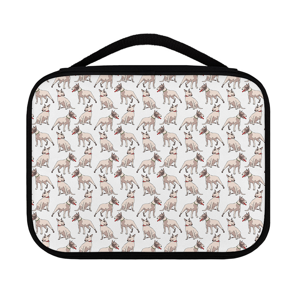 White Bull Terrier Pattern Print Classic Bible Case