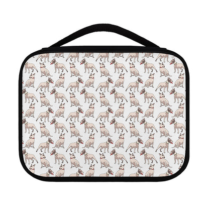 White Bull Terrier Pattern Print Classic Bible Case
