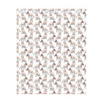 White Bull Terrier Pattern Print Curtain