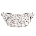 White Bull Terrier Pattern Print Fanny Pack