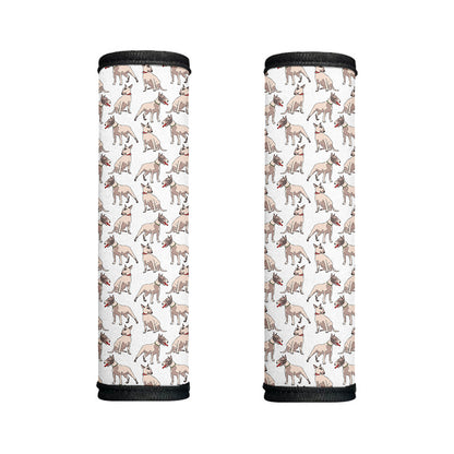 White Bull Terrier Pattern Print Handle Covers
