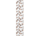 White Bull Terrier Pattern Print Table Runner
