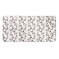 White Bull Terrier Pattern Print Towel