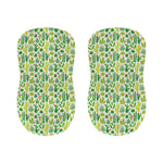 White Cactus Plant Pattern Print Bar Stool Covers