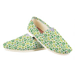 White Cactus Plant Pattern Print Casual Shoes