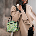 White Cactus Plant Pattern Print Double Strap Bible Bag