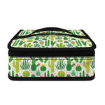 White Cactus Plant Pattern Print Small Lunch Bag