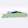 White Cactus Plant Pattern Print Sports Towel