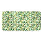 White Cactus Plant Pattern Print Towel
