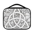 White Celtic Trinity Knot Symbol Print Classic Bible Case
