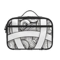 White Celtic Trinity Knot Symbol Print Portable Lunch Bag