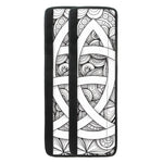 White Celtic Trinity Knot Symbol Print Refrigerator Handle Covers
