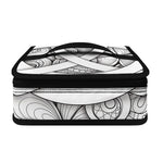 White Celtic Trinity Knot Symbol Print Small Lunch Bag