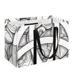 White Celtic Trinity Knot Symbol Print Utility Tote Bag