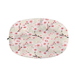 White Cherry Blossom Pattern Print Car Side Mirror Covers