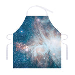 White Cloud Galaxy Space Print Adjustable Apron