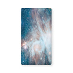 White Cloud Galaxy Space Print Baby Crib Sheet