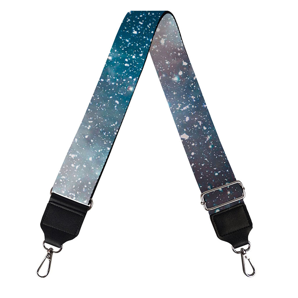 White Cloud Galaxy Space Print Bag Strap