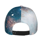 White Cloud Galaxy Space Print Baseball Cap