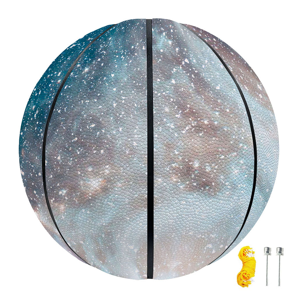 White Cloud Galaxy Space Print Basketball