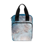 White Cloud Galaxy Space Print Bible Tote Bag