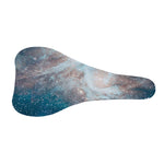 White Cloud Galaxy Space Print Bicycle Seat Cover