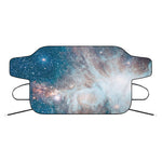 White Cloud Galaxy Space Print Car Windshield Snow Cover