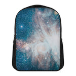 White Cloud Galaxy Space Print Casual Backpack