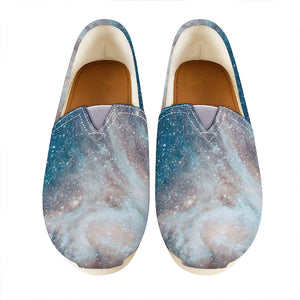 White Cloud Galaxy Space Print Casual Shoes