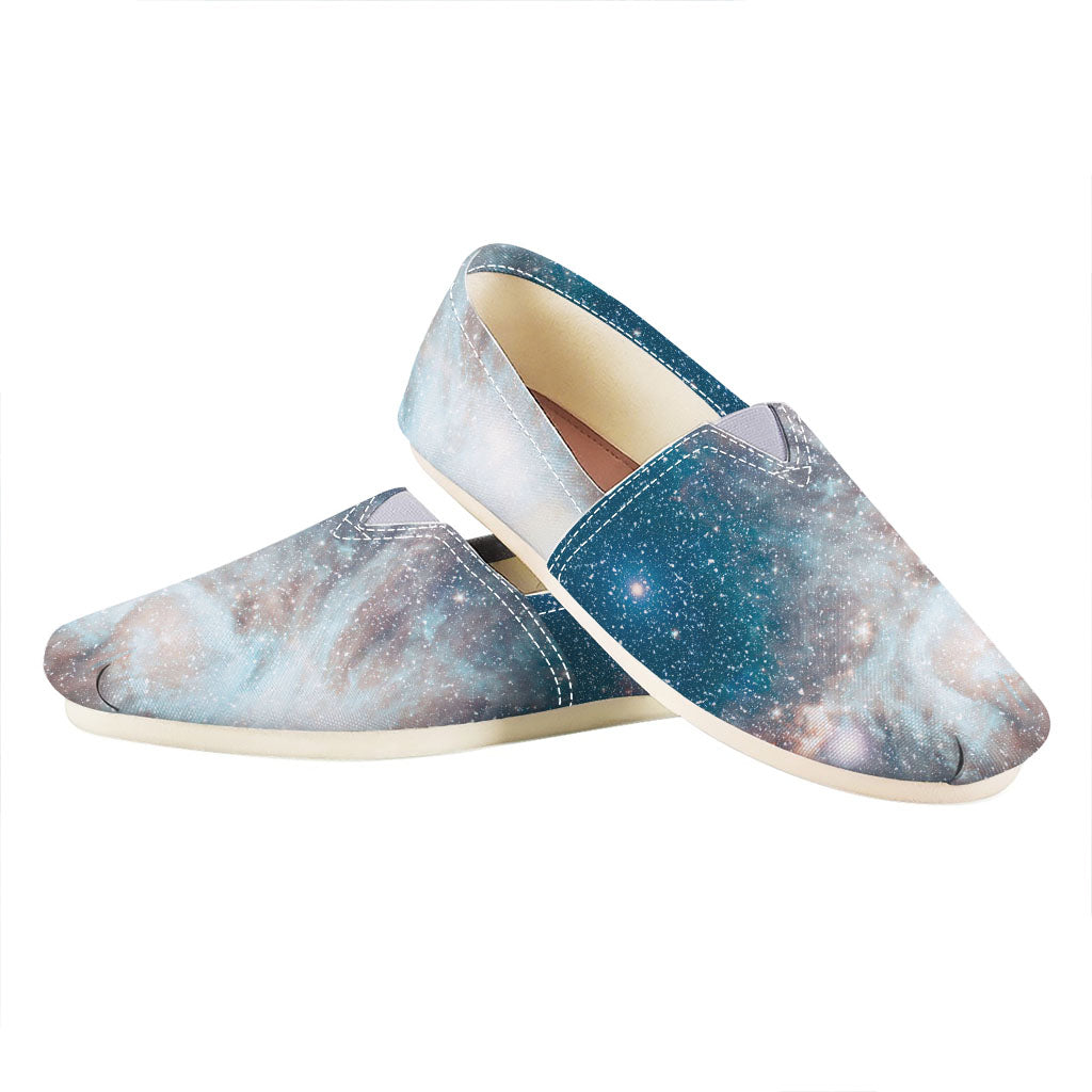 White Cloud Galaxy Space Print Casual Shoes